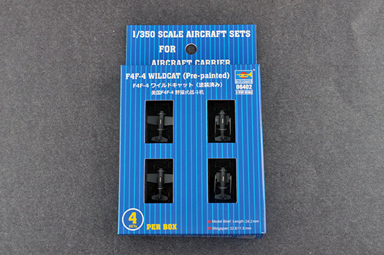 TR06402 Trumpeter 1/350 F4F-4 WILDCAT(Pre-painted) Plastic Model Kit Trumpeter