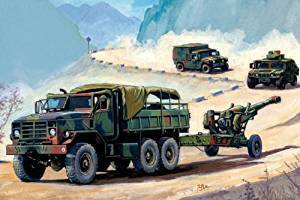 TR06618 Trumpeter 1/350 HUMMER,MTVR,M198 sets (64006) Trumpeter