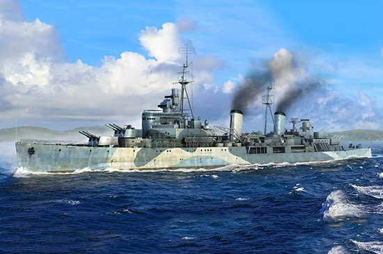 TR06701 Trumpeter 1/700 Belfast 1942 Plastic Model Kit [06701] Trumpeter