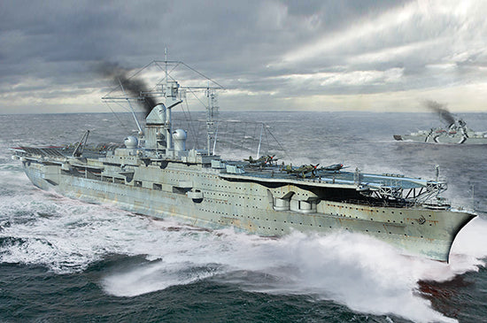 TR06710 Trumpeter 1/700 German Navy Aircraft Carrier DKM Peter Strasser Plastic Model Kit Trumpeter