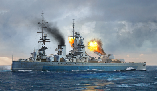 TR06717 Trumpeter 1/700 HMS Nelson 1944 Trumpeter