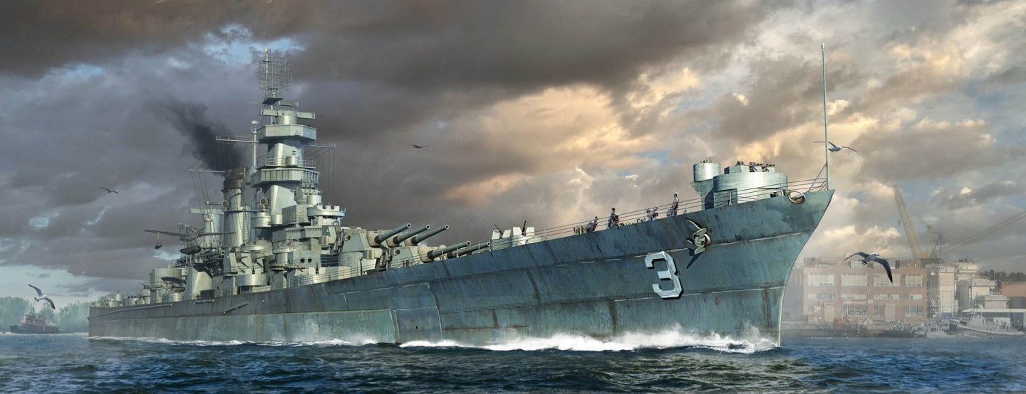 TR06740 Trumpeter 1/700 USS Hawaii CB-3 Plastic Model Kit [06740] Trumpeter