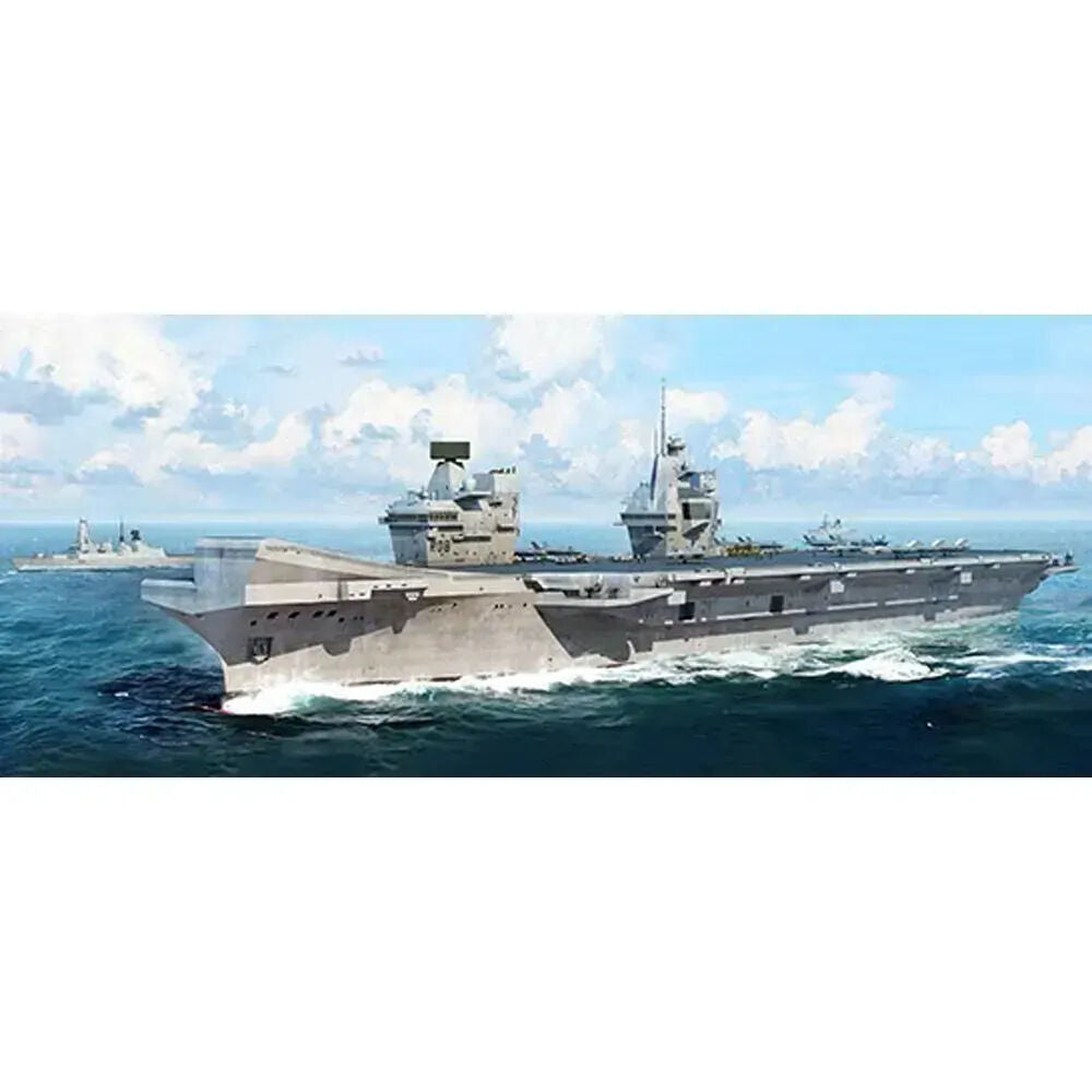 Trumpeter 1/700 H.M.S. Queen Elizabeth Aircraft Carrier Plastic Model Kit [06751] TR06751