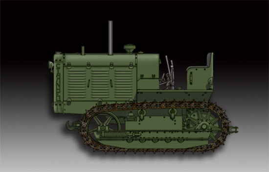 TR07112 Trumpeter 1/72 Russian ChTZ S-65 Tractor Trumpeter
