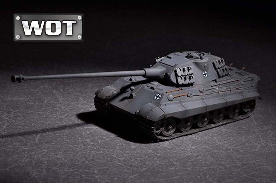 TR07161 Trumpeter 1/72 German King Tiger (Porsche turret) with 105mm kWh L/68 Plastic Model Kit