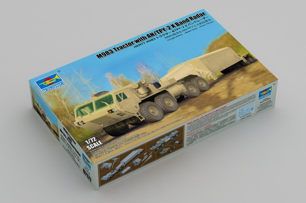 TR07177 Trumpeter 1/72 M983 Tractor & AN/TPY-2 X Band Radar Plastic Model Kit Trumpeter