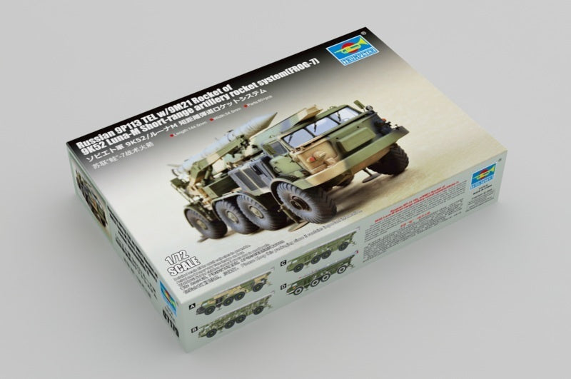 TR07179 Trumpeter 1/72 Russian 9P113 TEL w/9M21 Rocket of 9K52 Luna-M SSM (FROG-7) Plastic Model Kit [07179] Trumpeter
