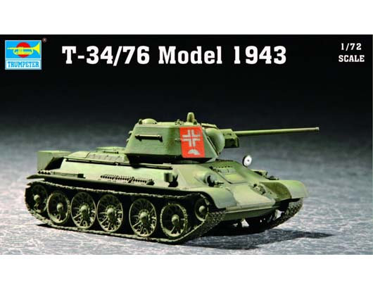 TR07208 Trumpeter 1/72 Soviet T-34/76 MOD.1943