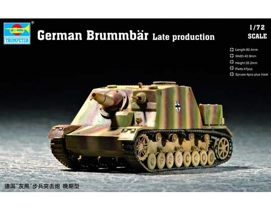 TR07212 Trumpeter 1/72 German Brummbar Late production Trumpeter