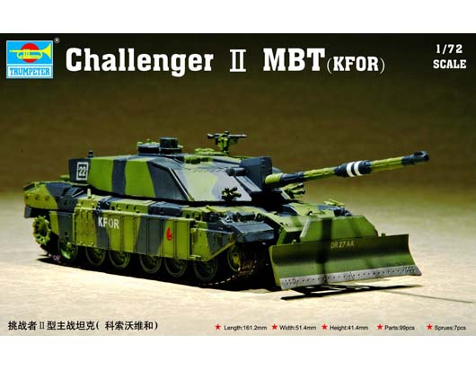 TR07216 Trumpeter 1/72 Challenger II MBT ?KFOR? Trumpeter