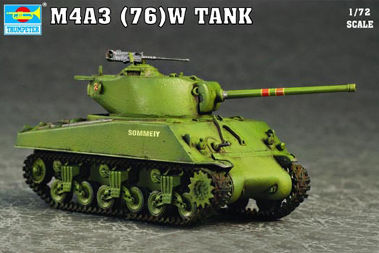 TR07226 Trumpeter 1/72 M4A3 76(W) Tank