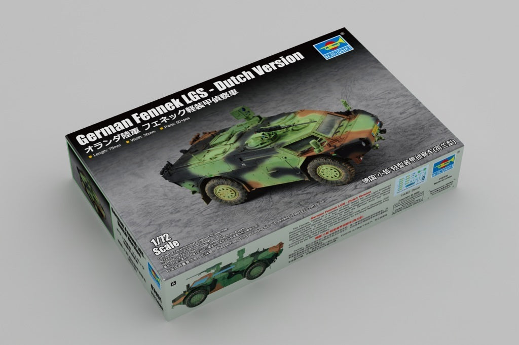 TR07401 Trumpeter 1/72 German Fennek LGS - Dutch Version Plastic Model Kit [07401] Trumpeter