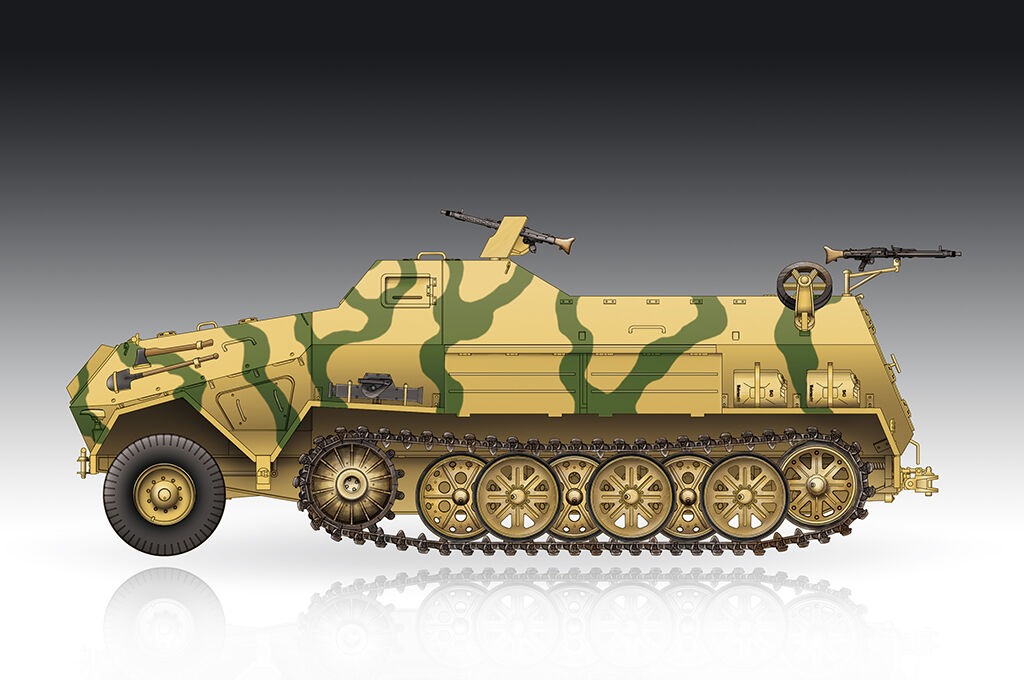 Trumpeter 1/72 Sd.Kfz.8 Gepanzerte 12t Plastic Model Kit TR07404