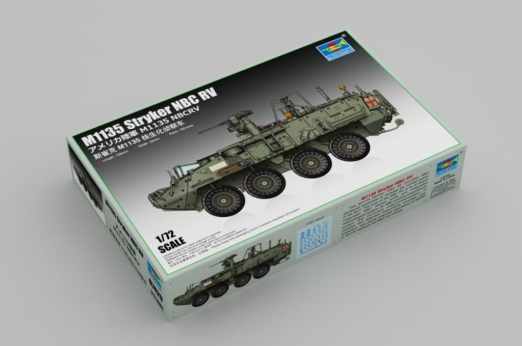 TR07429 Trumpeter 1/72 US M1135 Stryker NBC RV Plastic Model Kit [07429] Trumpeter