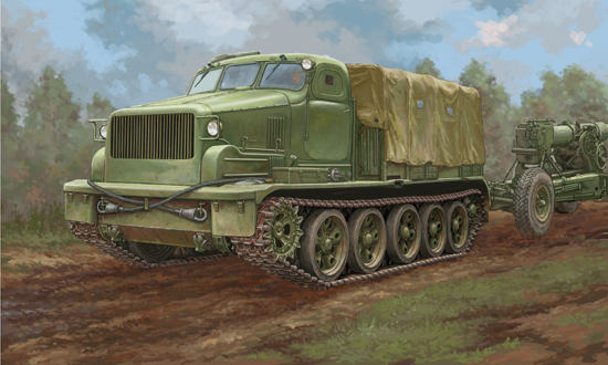 TR09501 Trumpeter 1/35 AT-T Artillery Prime Mover Plastic Model Kit [09501] Trumpeter