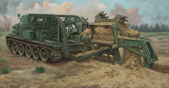 TR09502 Trumpeter 1/35 BTM-3 High-Speed Trench Digging Vehicle