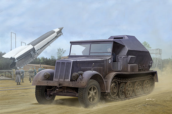 TR09537 Trumpeter 1/35 Sd.Kfz.7/3 Half-Track Artillery Tractor Plastic Model Kit [09537] Trumpeter