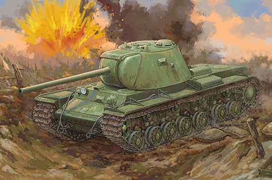 TR09544 Trumpeter 1/35 Russian KV-3 Heavy Tank Plastic Model Kit Trumpeter