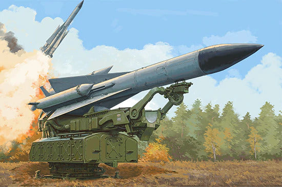 TR09550 Trumpeter 1/35 Russian 5V28 of 5P72 Launcher SAM-5 "Gammon" Plastic Model Kit