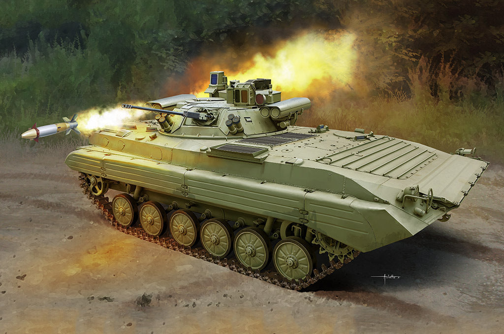 TR09558 Trumpeter 1/35 Russian BMP-2M  Berezhok Turret Plastic Model Kit [09558] Trumpeter