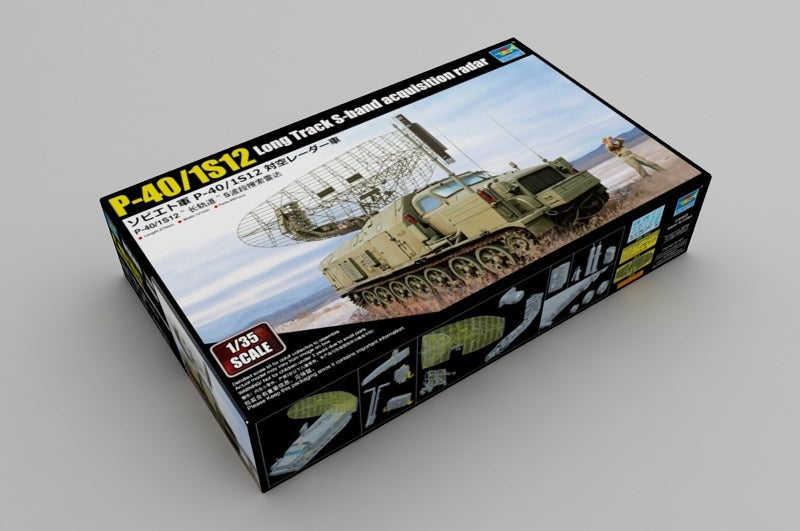 TR09569 Trumpeter 1/35 P-40/1S12 Long Track S-band acquisition radar Plastic Model Kit [09569] Trumpeter