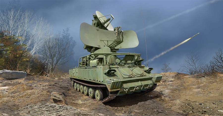 TR09571 Trumpeter 1/35 Russian 1S91 SURN KUB Radar Plastic Model Kit Trumpeter