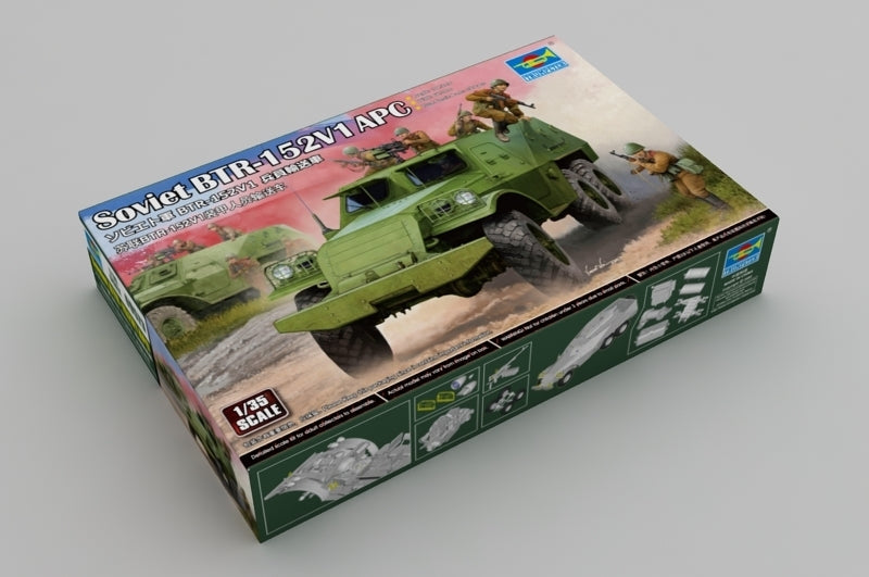 TR09573 Trumpeter 1/35 Soviet BTR-152V1 APC Plastic Model Kit Trumpeter