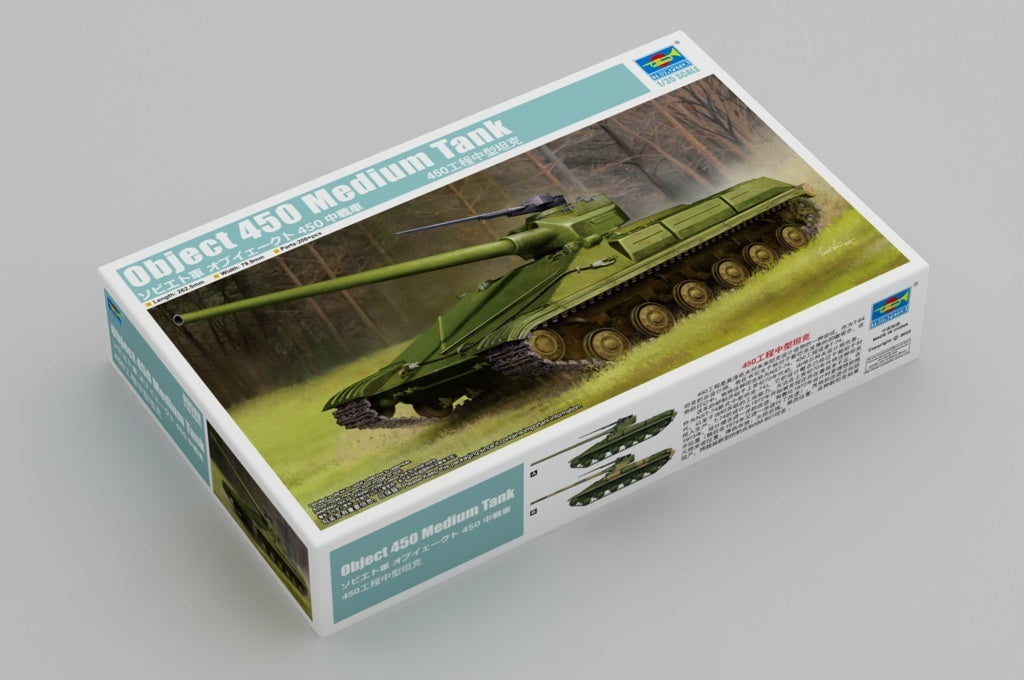 TR09580 Trumpeter 1/35 Object 450 Medium Tank Plastic Model Kit [09580] Trumpeter