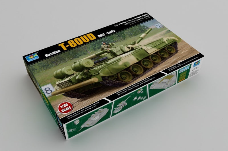 TR09581 Trumpeter 1/35 Russian T-80UD MBT - Early Plastic Model Kit Trumpeter