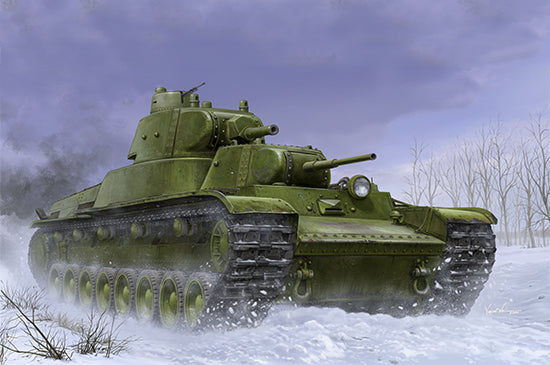 TR09590 Trumpeter 1/35 Soviet T-100 Heavy Tank Plastic Model Kit [09590] Trumpeter