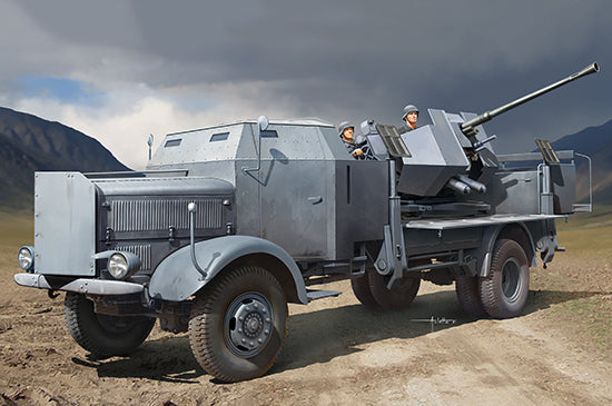 TR09593 Trumpeter 1/35 L4500A mit 3.7cm Flak 37 Plastic Model Kit [09593] Trumpeter