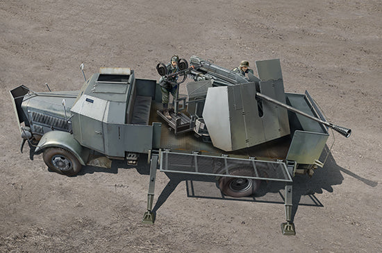 TR09594 Trumpeter 1/35 L4500A mit 5cm Flak 41 II Plastic Model Kit [09594] Trumpeter