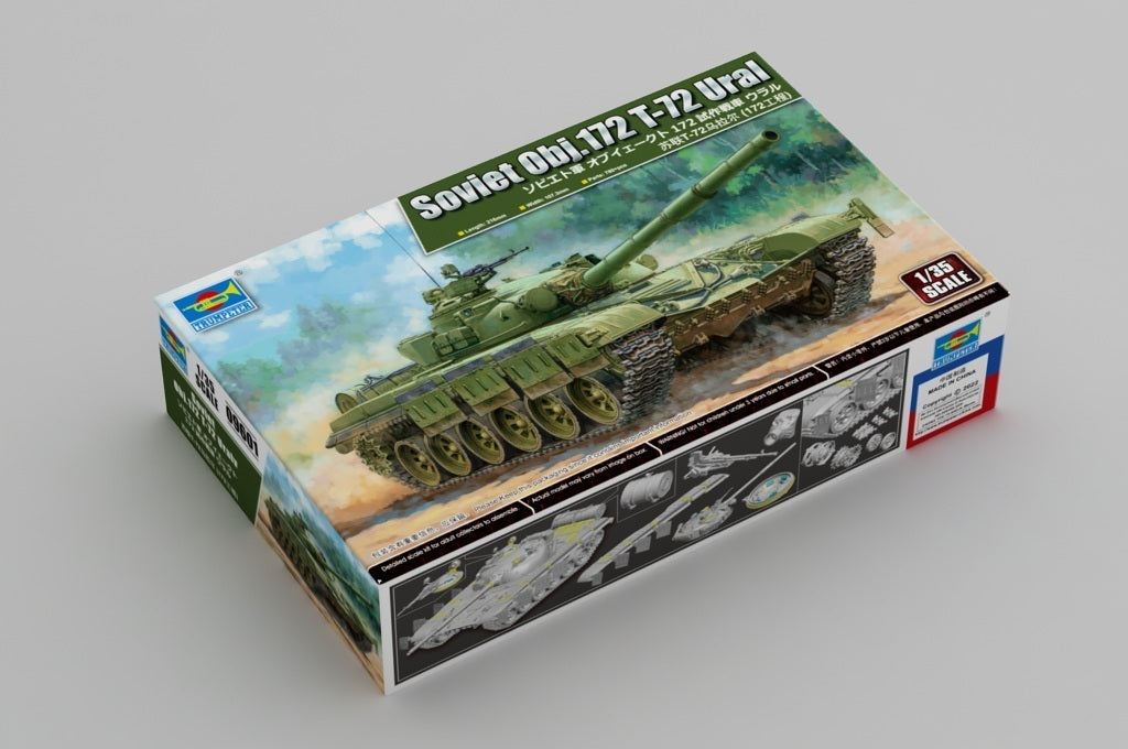 TR09601 Trumpeter 1/35 Soviet Obj.172 T-72 Ural Plastic Model Kit [09601] Trumpeter