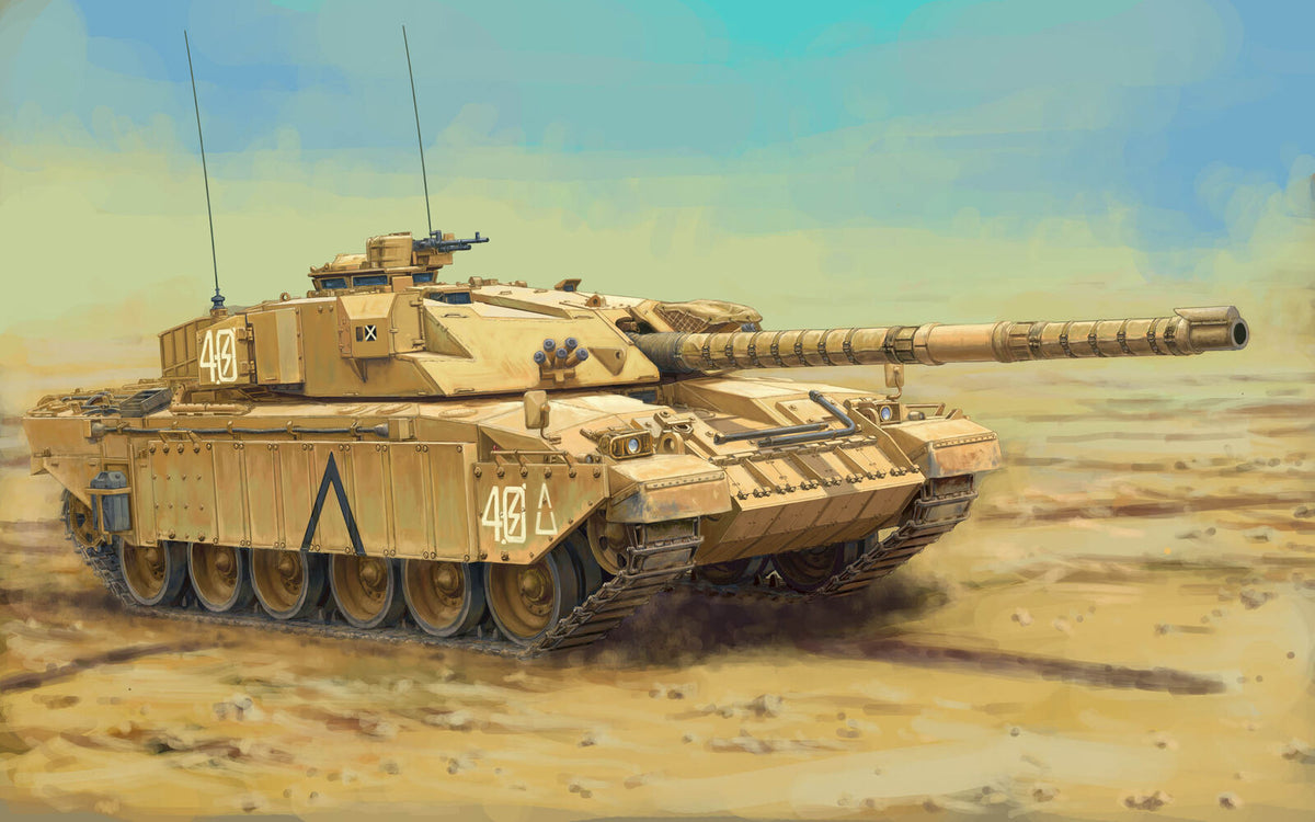 Trumpeter 1/35 British MBT Challenger-1(mk.3) "Gulf War" Plastic Model Kit TR09612