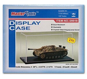 TR09818 Trumpeter Plastic Display Case 111 x 61 x 63mm [09818] Trumpeter