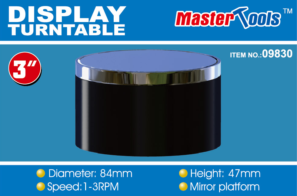 TR09830 Trumpeter Turntable Display 84 x 47mm Trumpeter