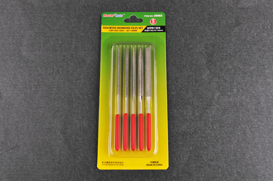 TR09965 Trumpeter Assorted diamond files set (Grit size:150#) - f3x140mm [09965] Trumpeter