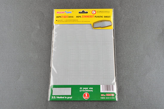 TR09972 Trumpeter Zimmerit Plastic SheetA4 Size Modelling Tool [09972] Trumpeter