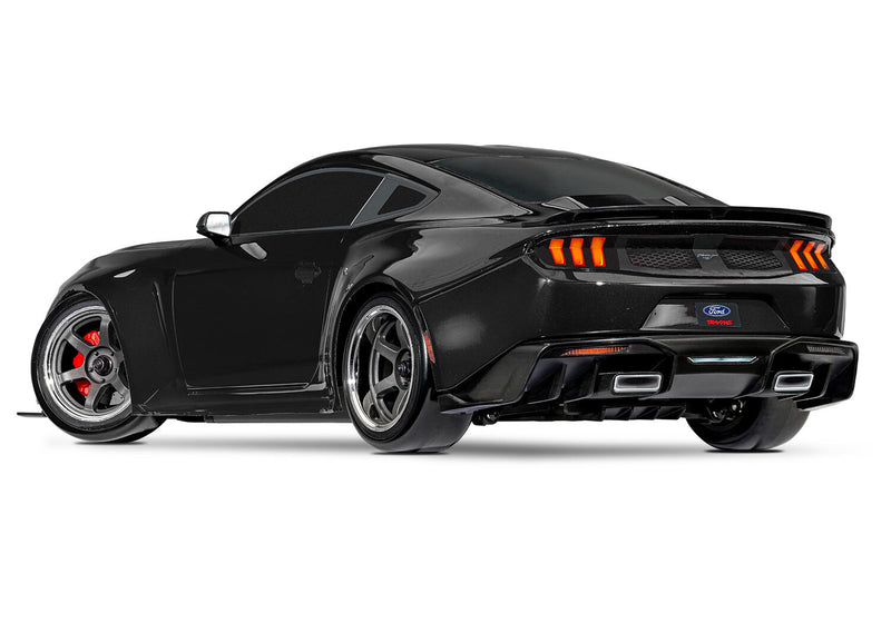 Traxxas Black 1/10 4-TEC Ford Mustang RC Drift Car 105237-4BLK