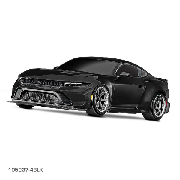 Traxxas Black 1/10 4-TEC Ford Mustang RC Drift Car 105237-4BLK