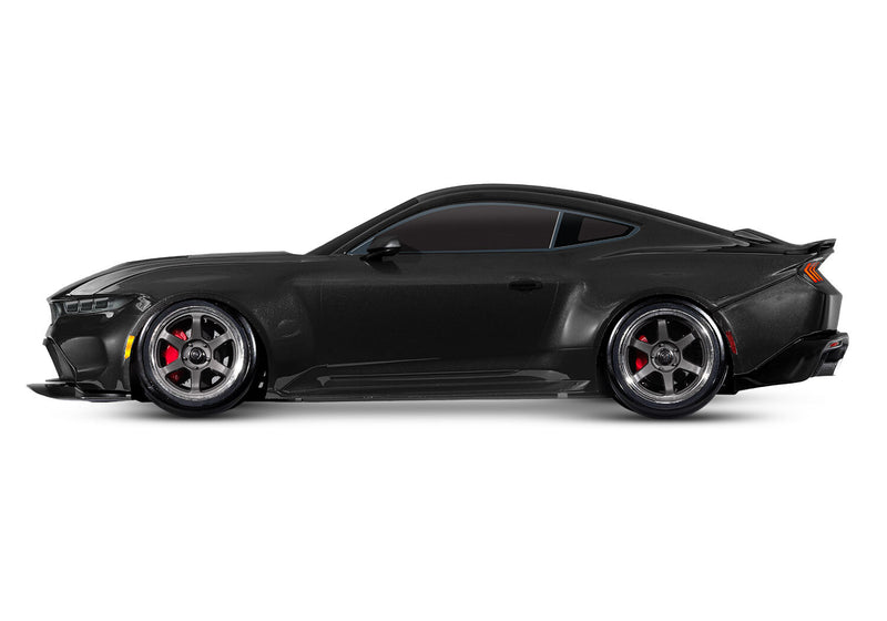 Traxxas Black 1/10 4-TEC Ford Mustang RC Drift Car 105237-4BLK