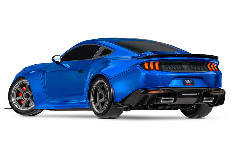 Traxxas Blue 1/10 4-TEC Ford Mustang RC Drift Car 105237-4BLUE