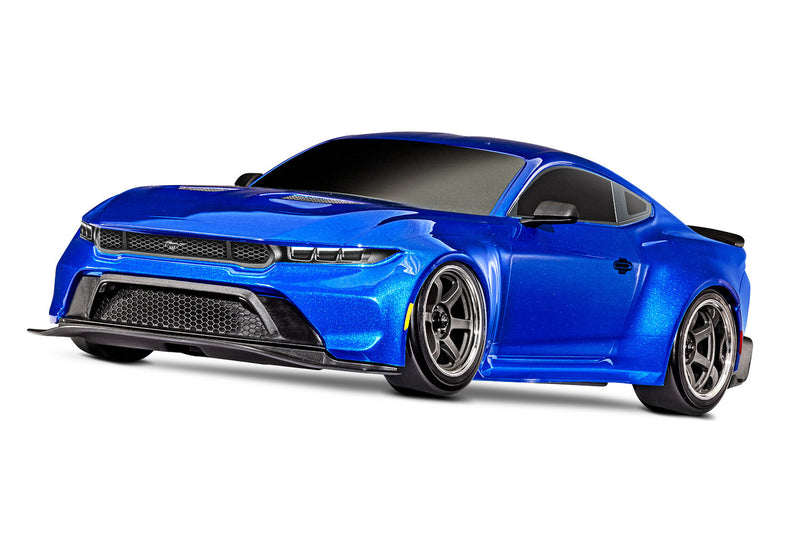 Traxxas Blue 1/10 4-TEC Ford Mustang RC Drift Car 105237-4BLUE