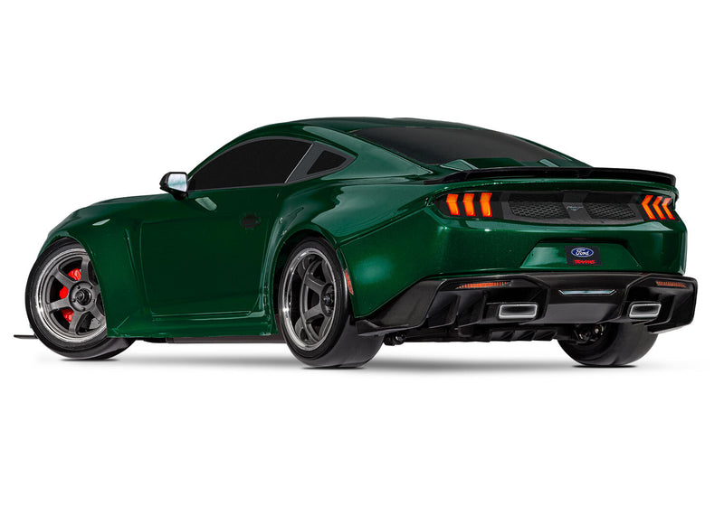 Traxxas Green 1/10 4-TEC Ford Mustang RC Drift Car 105237-4GRN