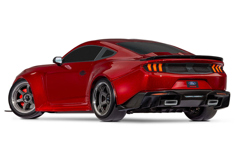 Traxxas Red 1/10 4-TEC Ford Mustang RC Drift Car 105237-4RED