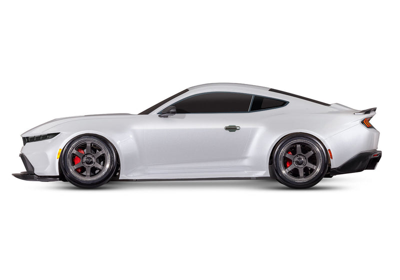 Traxxas White 1/10 4-TEC Ford Mustang RC Drift Car 105237-4WHT