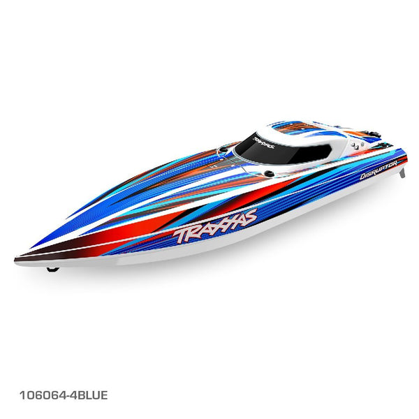 Traxxas Blue Disruptor RC Boat 106064-4BLUE
