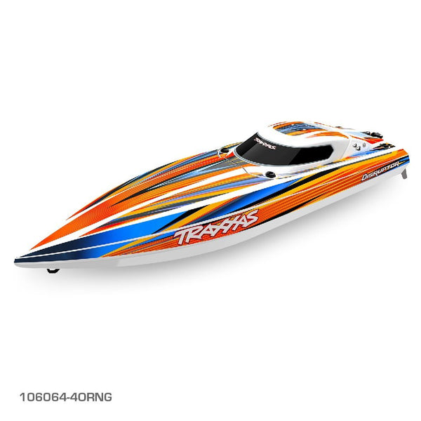 Traxxas Orange Disruptor RC Boat 106064-4ORNG