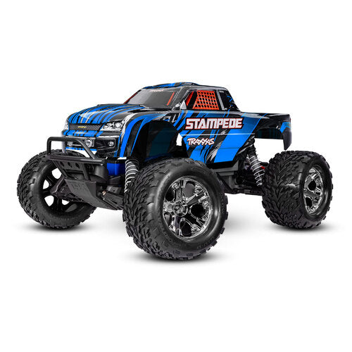 TRA36254-8BLUE TRAXXAS 1/10 STAMPEDE 2WD RC MONSTER TRUCK RTR - BLUE Traxxas