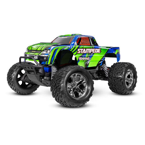 TRA36254-8GRN TRAXXAS 1/10 STAMPEDE 2WD RC MONSTER TRUCK RTR - GREEN